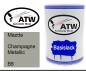 Preview: Mazda, Champagne Metallic, B8: 500ml Lackdose, von ATW Autoteile West.